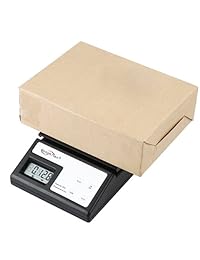 Balanza digital estilo USPS para envíos postales con batería, 25 lb x 0.1 oz.