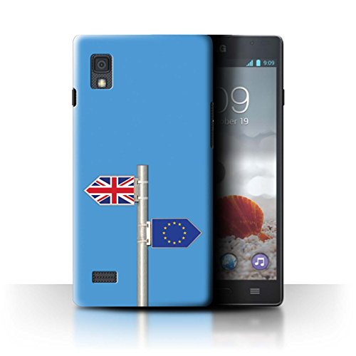 STUFF4 Phone Case/Cover for LG Optimus L9/P760 / Funny Brexit Parody Design/Great Britain/British Pride Collection