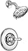 Delta Faucet Linden 14 Series Single-Function Shower Faucet Set, 5-Spray Touch-Clean Shower Head, Chrome Shower Faucet, Delta Shower Trim Kit, Chrome T14294 (Valve Not Included)