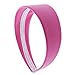 2 Inch Wide Leather Like Headband Solid Hair band for Women and Girls - Hot Pink