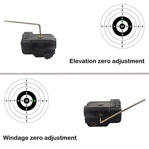 HZCAVSCIH Green Laser Sight USB Rechargeable, Compact Picatinny Rail Mount Green Dot Laser Gun Sight, Hunting Shooting Tactical Laser Sight for Pistol Rifle