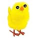 Amscan Egg-stra Special Small Chenille Chicks Easter Party Favors, Yellow, 3/4