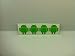 Android Robot Set of Four 1.25 Inch Tall Vinyl Decals Lime Green