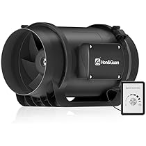 Amazon.com: Hon&Guan Inline Duct Fan 469 CFM, 6 inch inline