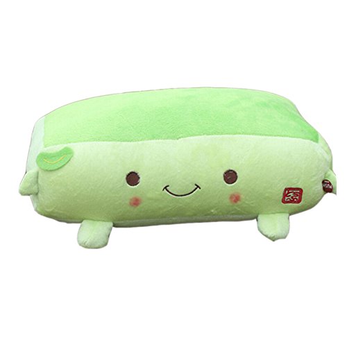 Cute Plush Pillow for Massage, Vibrational Pillow Cushion Hannari Grapefruit ToFu Massage Pillow, Kawaii Toy Massage Pillows for Home Office(Random Color) - Thumbnail 2