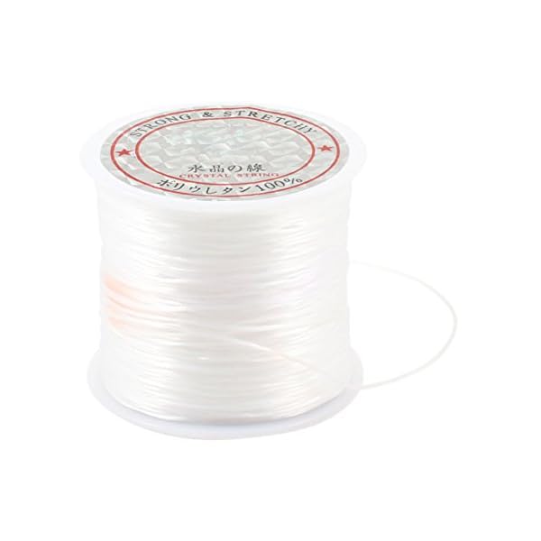 Gleader-White-Elastic-Stretchy-Crystal-Line-Jewelry-Beading-Thread-Spool-120-Meters Gleader-White-Elastic-Stretchy-Crystal-Line-Jewelry-Beading-Thread-Spool-120-Meters