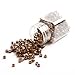 Yesurprise 1000 Silicone Micro Link Rings 5mm Lined Beads for Hair Extensions Tool Dark Blonde
