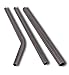 Glass Straw Holder WITH Stainless Steel Straws by plumwood & vine (Stainless Steel, 10 straw set)