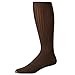 GOLDTOE Men's Canterbury Over-The-Calf Dress Socks, 3-Pairs, Brown, Large