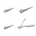 Manicure Pedicure Set Nail Clippers - Corzyaya 16 In 1 Professional Stainless Steel Nail Scissors Grooming Kit with Black Leather Travel Case