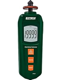 Extech rpm40 bolsillo Contacto Y Laser Foto Tacómetro