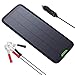 GIARIDE 7.5W-Solar-Battery-Trickle-Charger-Maintainer- Portable 12V SunPower Solar Panel Trickle Charging Kit for Car Boat RV Tractor Motorcycle Automobile and Batteries