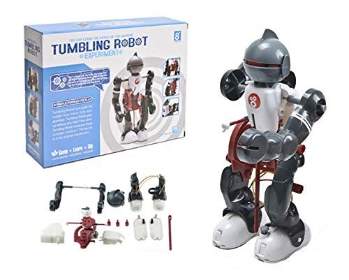 Cute Sunlight Diy Truck Educational Tools-Tumbling Robot Education Toy,Tumbling Robot Kit, Science Walking Robot Toy, DIY Robot Set Educational Kit for Kids,Science By Me