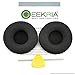 Geekria Comfort Laminated Fabric Replacement Ear Pads for Sennheiser Urbanite On-Ear Headphones (Not Compatible Sennheiser Urbanite XL), Repair Parts (Black)
