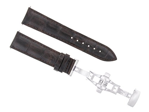 21MM Genuine Leather Watch Band Strap for Orient Bambino FAC00005W D/Brown 2B