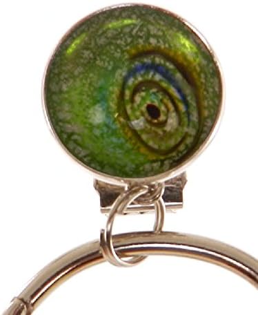 Catchy Clip - Swirl - Green/Yellow