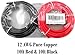 GS Power 12 AWG (American Wire Gauge) Pure Copper Primary Wire for Car Audio Speaker Amplifier Remote 12 Volt DC Automotive Trailer Harness Hookup Wiring. 10 feet Red 10 ft Black Combo
