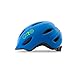 Giro Scamp Youth Recreational Bike Cycling Helmet - Small (49-53 cm), Matte Blue/Lime (2021)