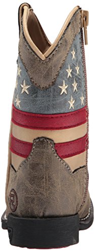 Roper Boys' Patriot, Brown, 6 M US Toddler