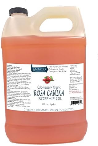 ROSA CANINA - Organic Rosehip Oil for Face, Nails, Hair and Skin - Cold Pressed Rose Hip Oil