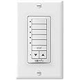 Somfy 1810813 DecoFlex WireFree RTS Wall Switch 5 Channel White