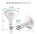 Hyperikon BR30 LED Bulb, 9W (65W equivalent), 5000K (Crystal White Glow), Dimmable, Wide Flood Light Bulb, 120° Beam Angle, Medium Base (E26), UL-Listed - (Pack of 4)