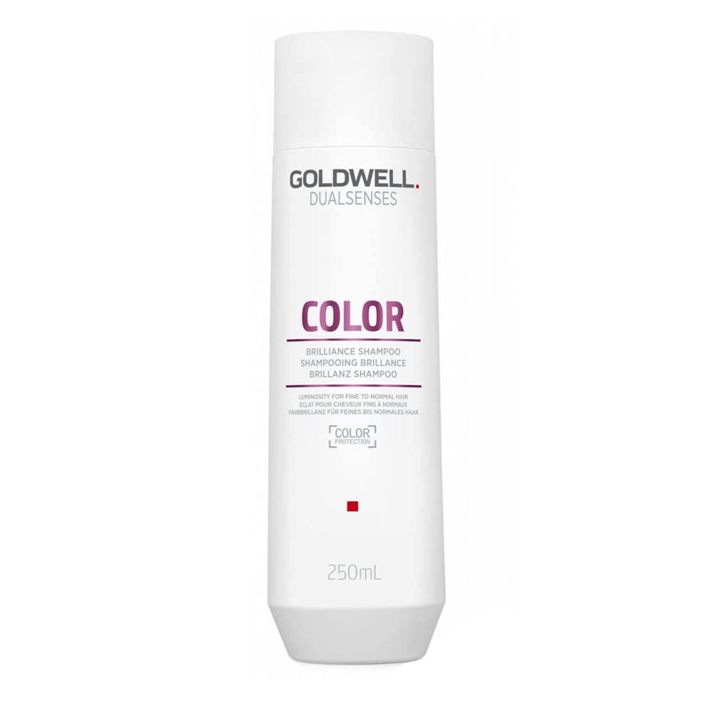 Goldwell Dualsenses Color Brilliance Shampoo, for Fine to Medium Hair, Minimizes Color Fading, 250ml
