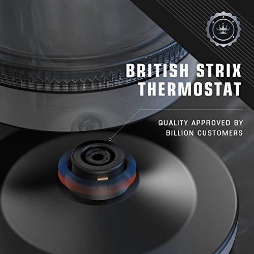 HadinEEon Electric Kettle 1.7L Glass Electric Tea Kettle (BPA Free