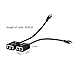 Portta HDMI Extender Lossless Transmission 100ft/30m by Cat5e/6 Cable with High Speed Pigtail HDMI Cable Support 1080P / 3D for HDTV PS4 HD-DVD Blue-Ray Player / Xbox One STB PC