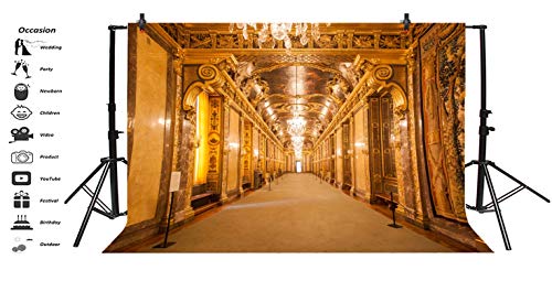 LFEEY 5x3ft Shwedagon Pagoda in Yangon Backdrop Vinyl Photography Background Myanmar Famous Sacred Place and Tourist Attraction Landmark Tourist Sites Photo Studio - Thumbnail 2