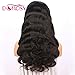 Dorosy Hair 360 Lace Frontal Wigs Free Part Body Wave Human Hair Brazilian Remy Hair Wigs Wet Wavy Lace Wigs Pre Plucked with Baby Hair(18inch with 180% density)