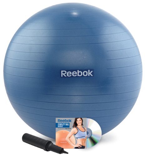 Reebok 75cm Stability Ball Kit with DVD