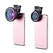 Tensun 2 in 1 Professional HD Camera Lens Kit iPhone Camera Lens 0.5X Super Wide Angle Lens 15X Macro Lens Clip-On Cell Phone Lens for iPhone 7/7 Plus/6s/6s Plus/6/5 Samsung/Android