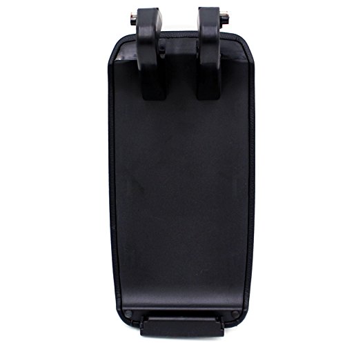 Ezzy Auto Black Leather Suture Console Armrest Lid Cover for Audi A3 8P