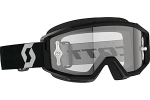 SCOTT Primal Goggles OSFM Black/White/Clear Works Lens