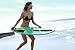 Rogue Iron Premium Skimboard Traction Pad w/Arch Bar (Black and Green)