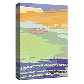 Canvas Wall Art Abstract Ink Watercolor Collection Painting Artwork for Home Prints Framed - 12x18 inches