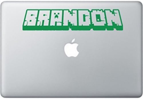 Custom Gamer Name Decal - 3D looking Laptop Vinyl Decal Sticker