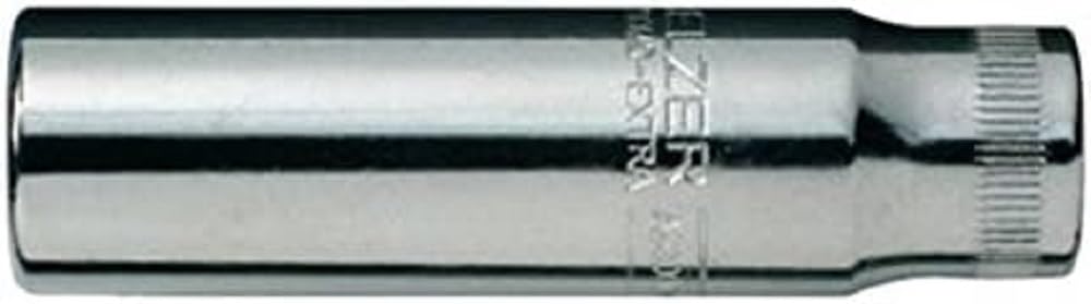 Bahco A6800DZ-11/32 1/4-Inch Bi-Hex Deep Length Socket, Silver, 11/32-Inch