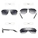 Aviator Sunglasses,IDESIGN Mirror Metal Frame Unbreakable Leisure Sunglasses Non-polarized Men Glasses,100% UV Protection Fila Ocean Beach Sun Bath