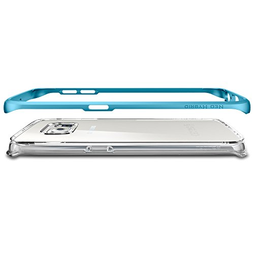 Spigen SGP11527 - Funda para Samsung Galaxy S6 Edge, Claro/Azul - Imagen 4