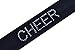 Cheer Rhinestone Cotton Stretch Headband (Black)