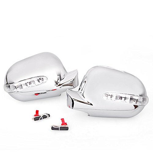 Chrome for 97 to 01 Mercedes-Benz W163 M-Class Mirror Cover W/ Led Turning Signal Ligt BRAND NEW