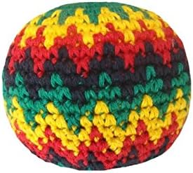 Guatemalart 221-RA 3 Crochet Hacky Sacks Rasta colors
