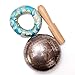 PANDA LIFESTYLE Tibetan Singing Bowl Set | Traditional Bronze Mantra Design with Cushion, Mallet, and Storage Box for Mediation, Yoga and Healthy Lifestyle | Perfect Gift