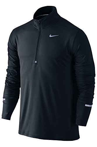 Men s nike dry element running top black size large