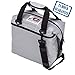 AO Coolers Sportsman Vinyl Soft Cooler with High-Density Insulation, Silver, 24-Can