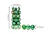 Yoland 24ct Barrel Plating Multicolor Christmas Ball Ornaments (40mm/1.57'' in) (Green)