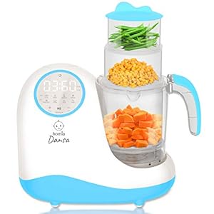 Baby Food Maker Chopper Grinder – Mills and Steamer 8 in 1 Processor for Toddlers – Steam, Blend, Chop, Disinfect, Clean…