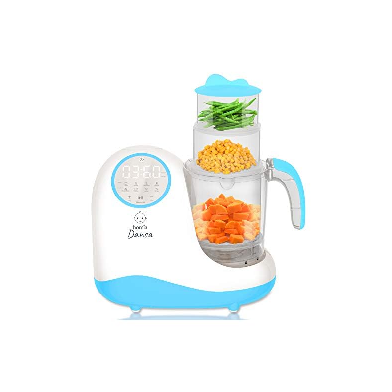 Baby Food Maker Chopper Grinder – Mills and Steamer 8 in 1 Processor for Toddlers – Steam, Blend, Chop, Disinfect, Clean…